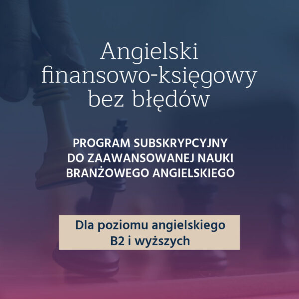 nauka angielskiego dla księgowych